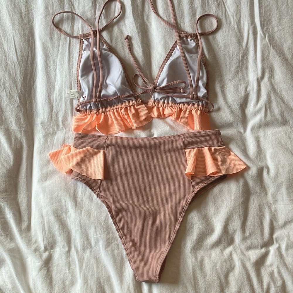 Sportlike Pink Ruffle Bikini - Picture 5 of 9